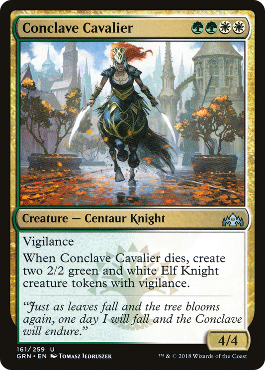 Conclave Cavalier (GRN-161) - Guilds of Ravnica Foil