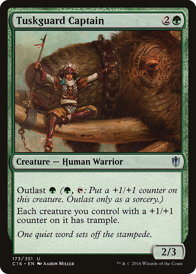 Tuskguard Captain (C16-173) - Commander 2016