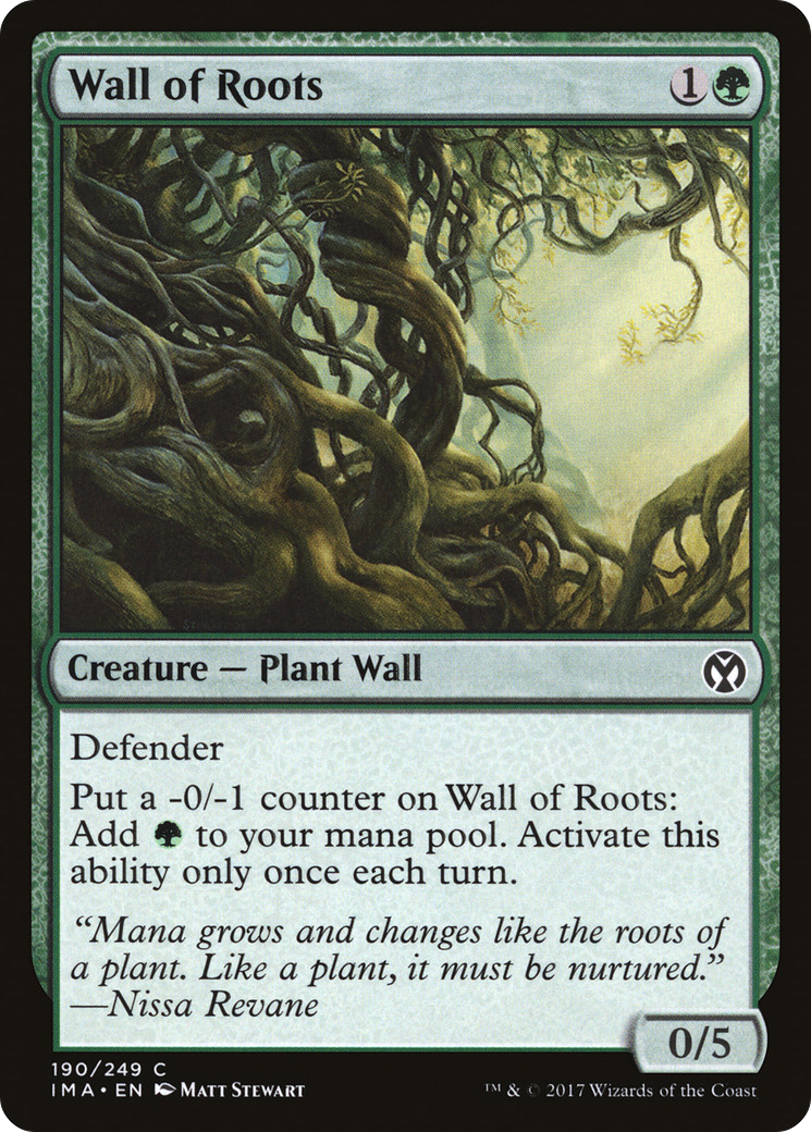 Wall of Roots (IMA-190) - Iconic Masters Foil