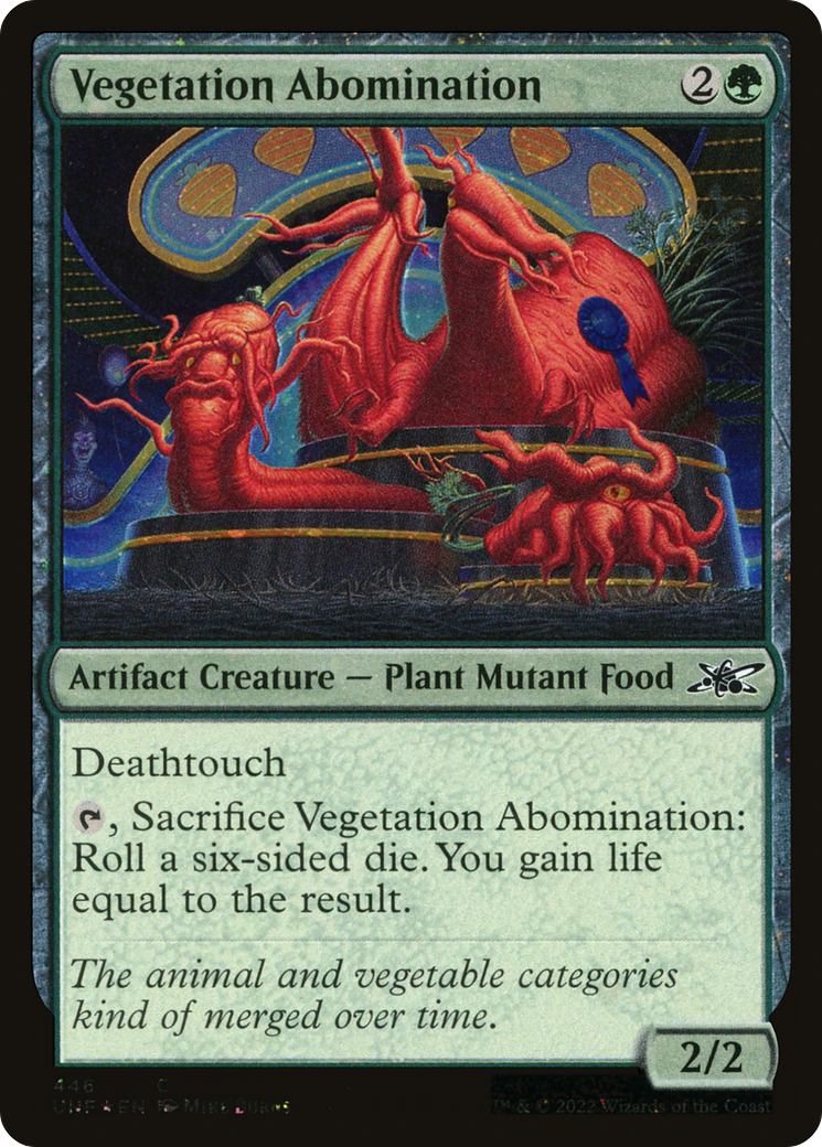 Vegetation Abomination (UNF-446) - Unfinity Foil