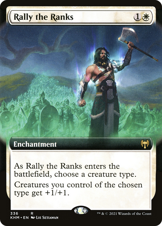 Rally the Ranks (KHM-336) - Kaldheim: (Extended Art) Foil