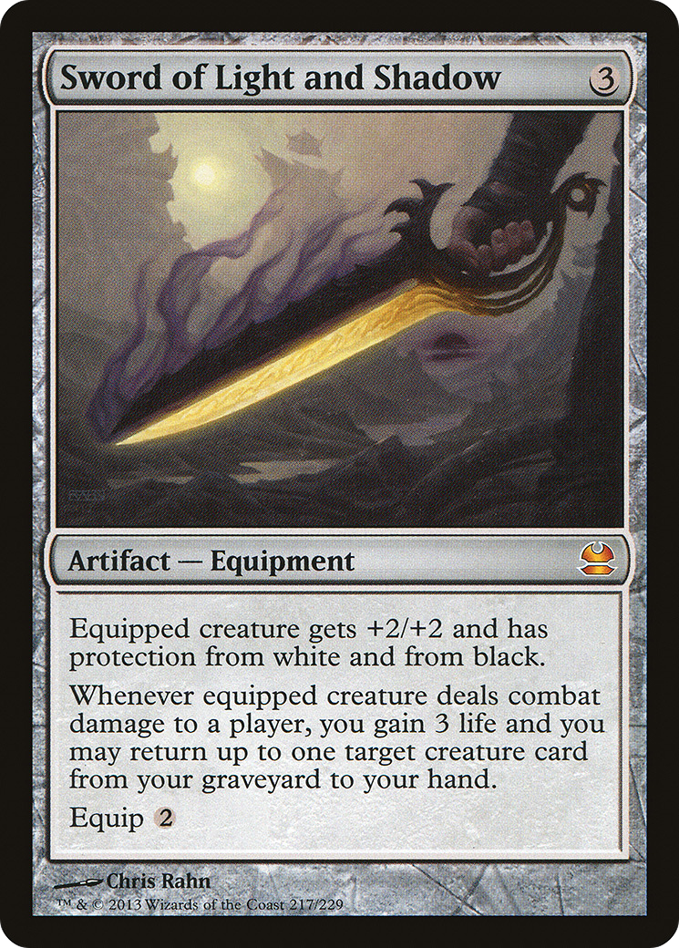 Sword of Light and Shadow (MMA-217) - Modern Masters Foil