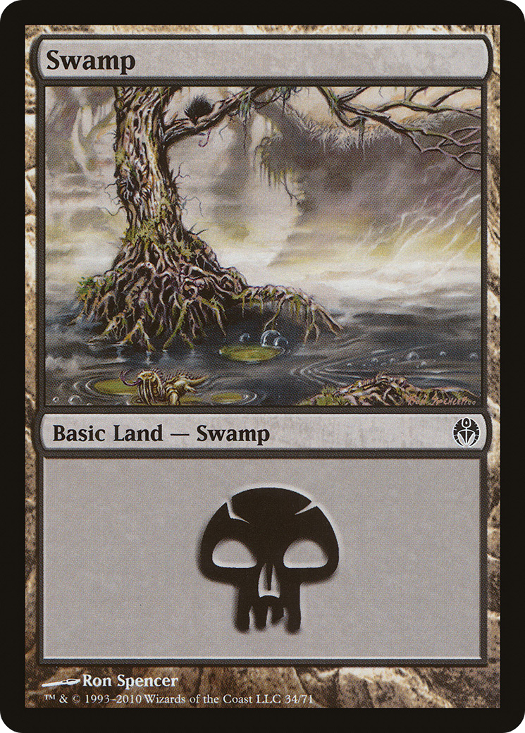 Swamp (DDE-034) - Duel Decks: Phyrexia vs. the Coalition