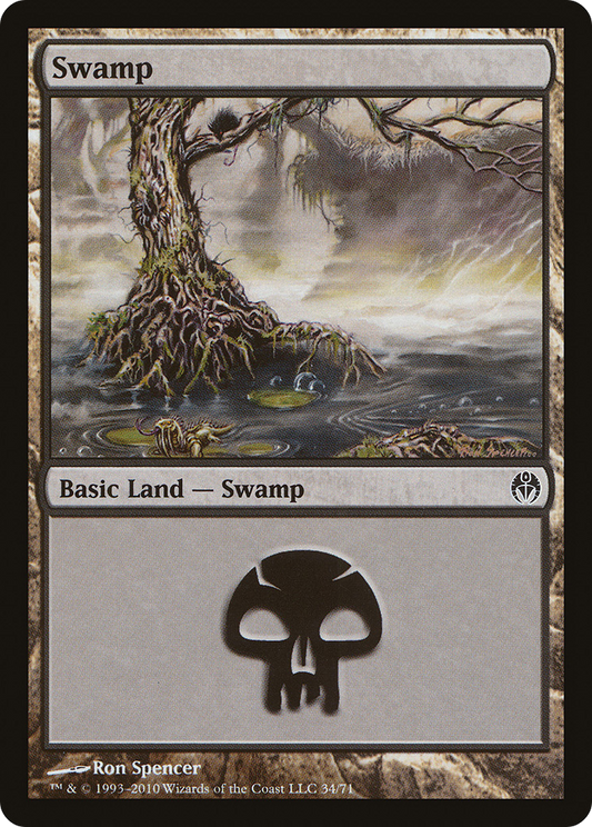 Swamp (DDE-034) - Duel Decks: Phyrexia vs. the Coalition