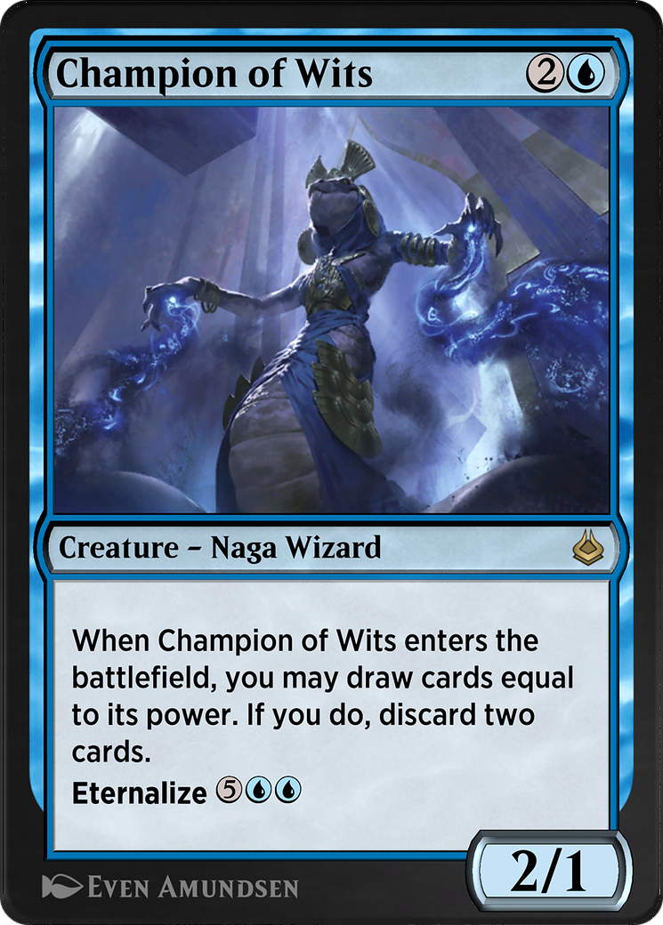 Champion of Wits (AKR-053) - Amonkhet Remastered