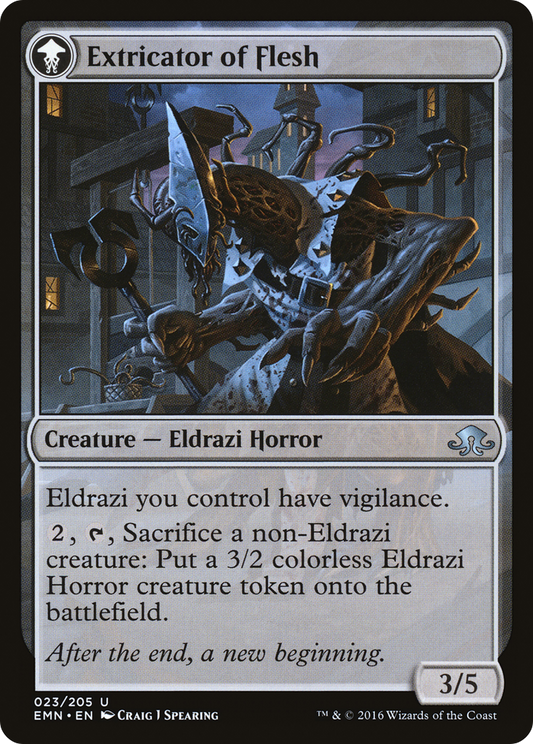 Extricator of Sin // Extricator of Flesh (EMN-023) - Eldritch Moon: (mooneldrazidfc) Foil