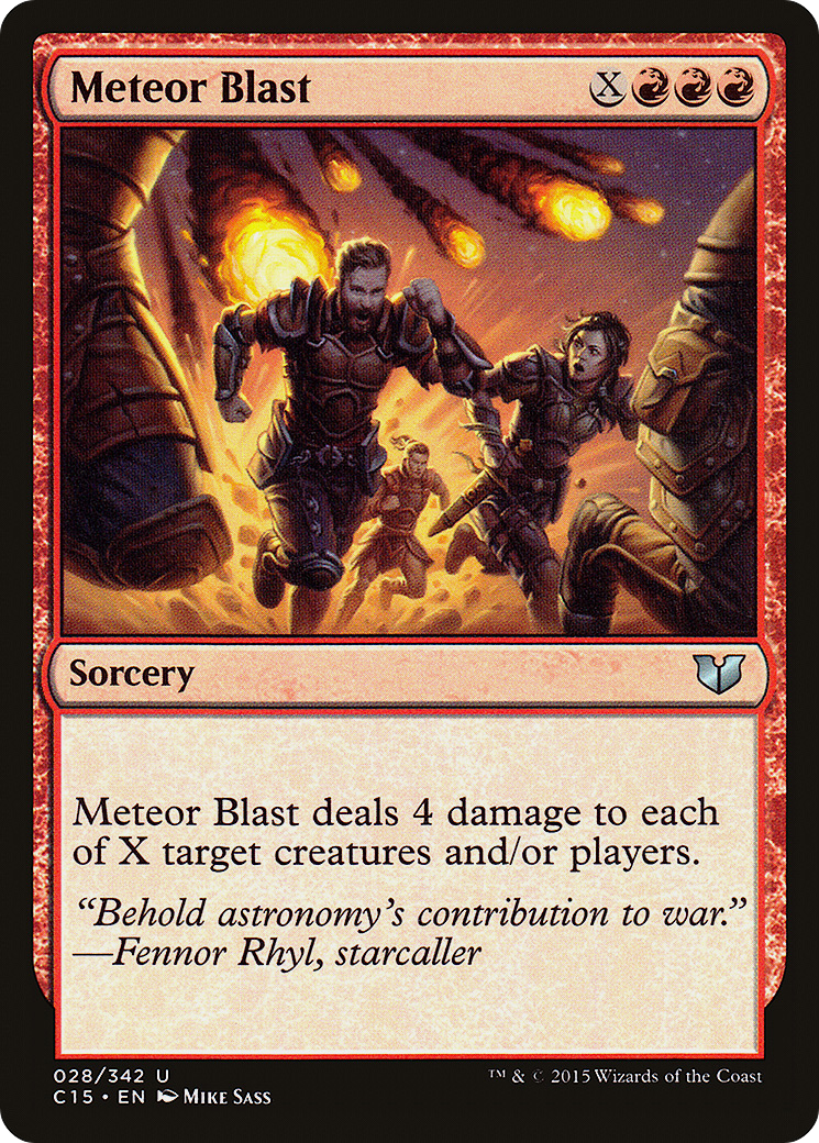 Meteor Blast (C15-028) - Commander 2015