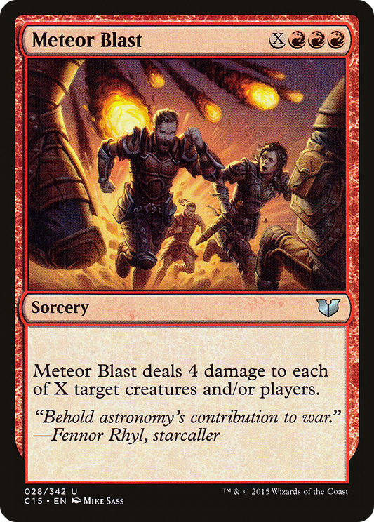 Meteor Blast (C15-028) - Commander 2015