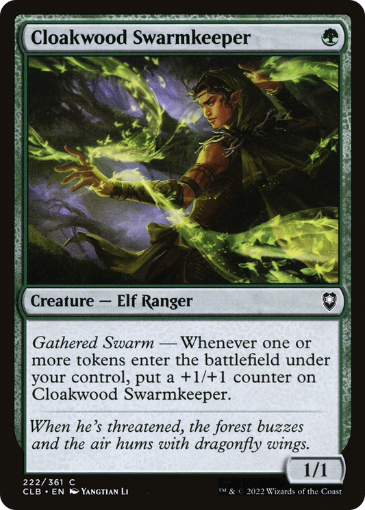 Cloakwood Swarmkeeper (CLB-222) - Commander Legends: Battle for Baldur's Gate