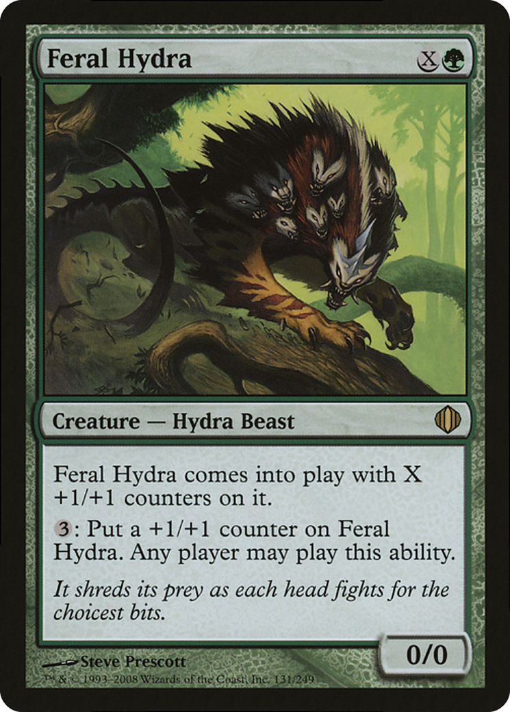 Feral Hydra (P09-131) - Magic Player Rewards 2009