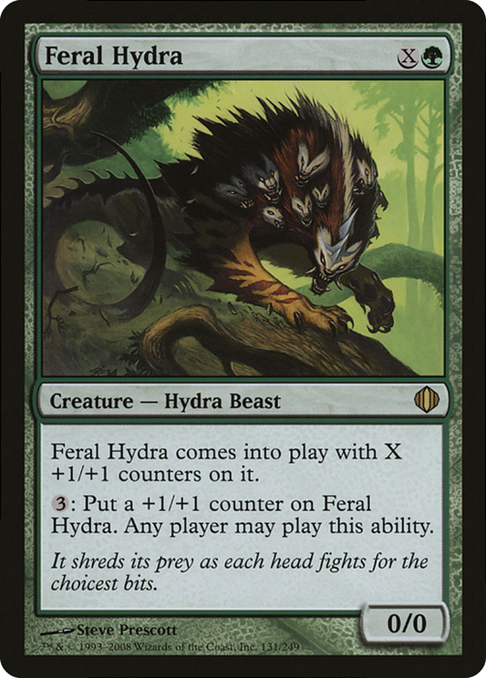 Feral Hydra (P09-131) - Magic Player Rewards 2009