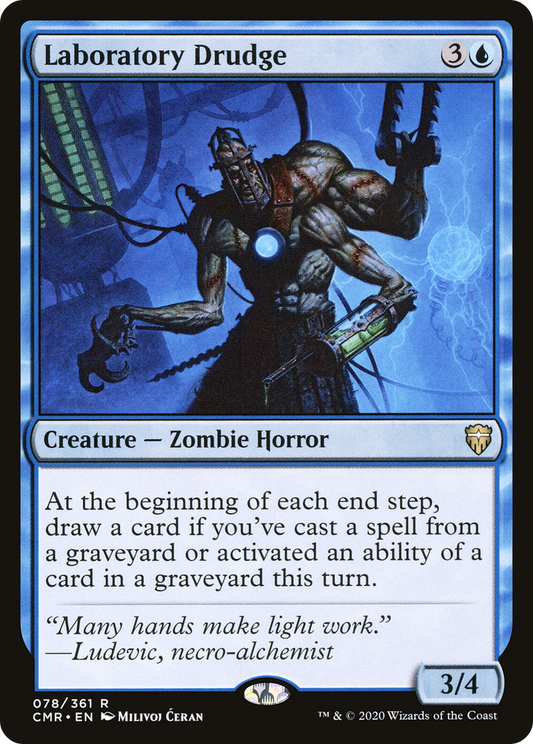 Laboratory Drudge (CMR-078) - Commander Legends Foil