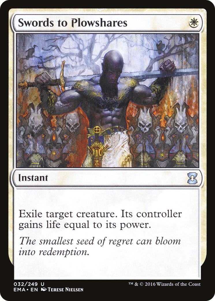 Swords to Plowshares (EMA-032) - Eternal Masters Foil