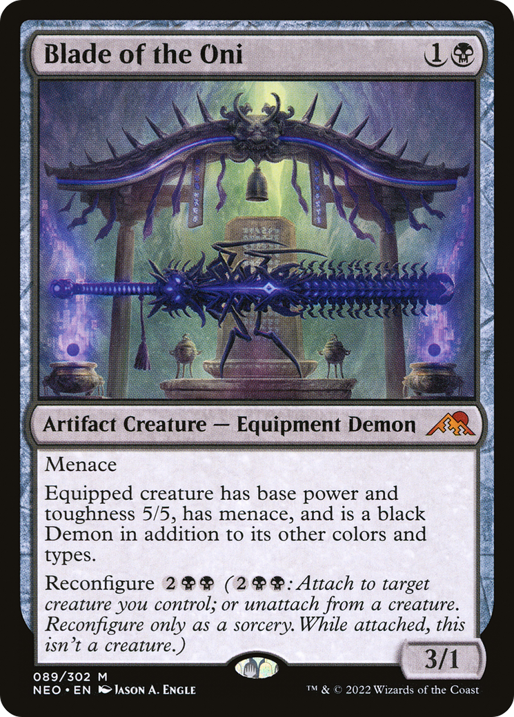 Blade of the Oni (NEO-089) - Kamigawa: Neon Dynasty