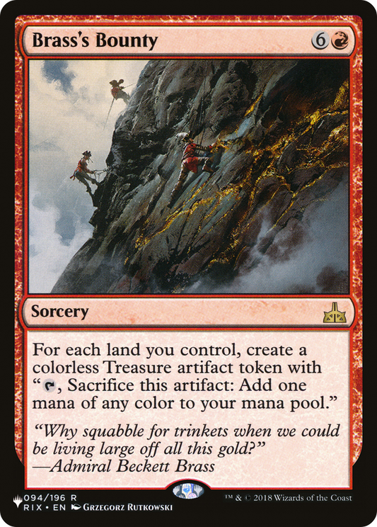 Brass's Bounty (LIST-RIX-94) - The List