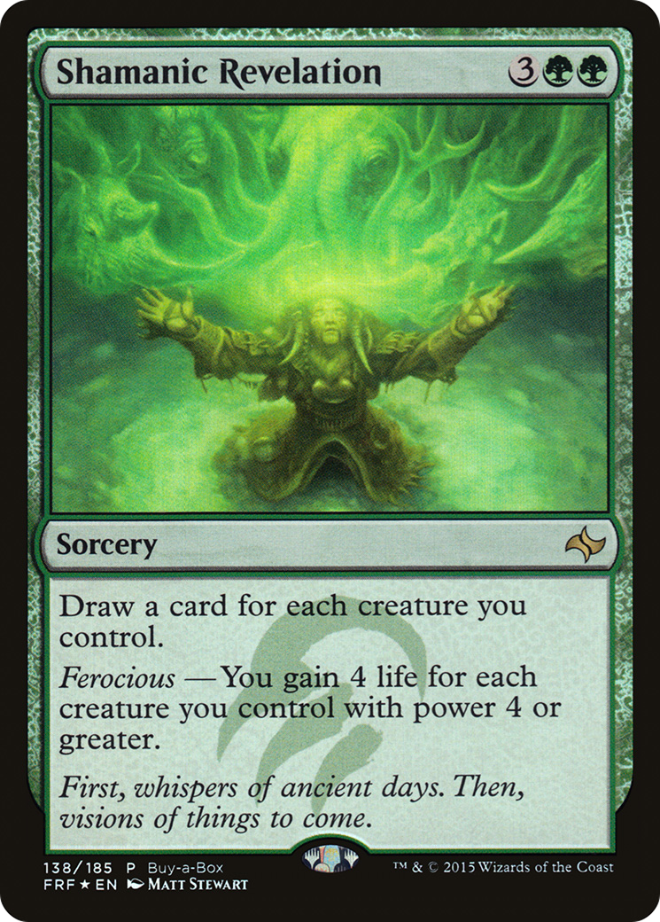 Shamanic Revelation (PFRF-138) - Fate Reforged Promos Foil