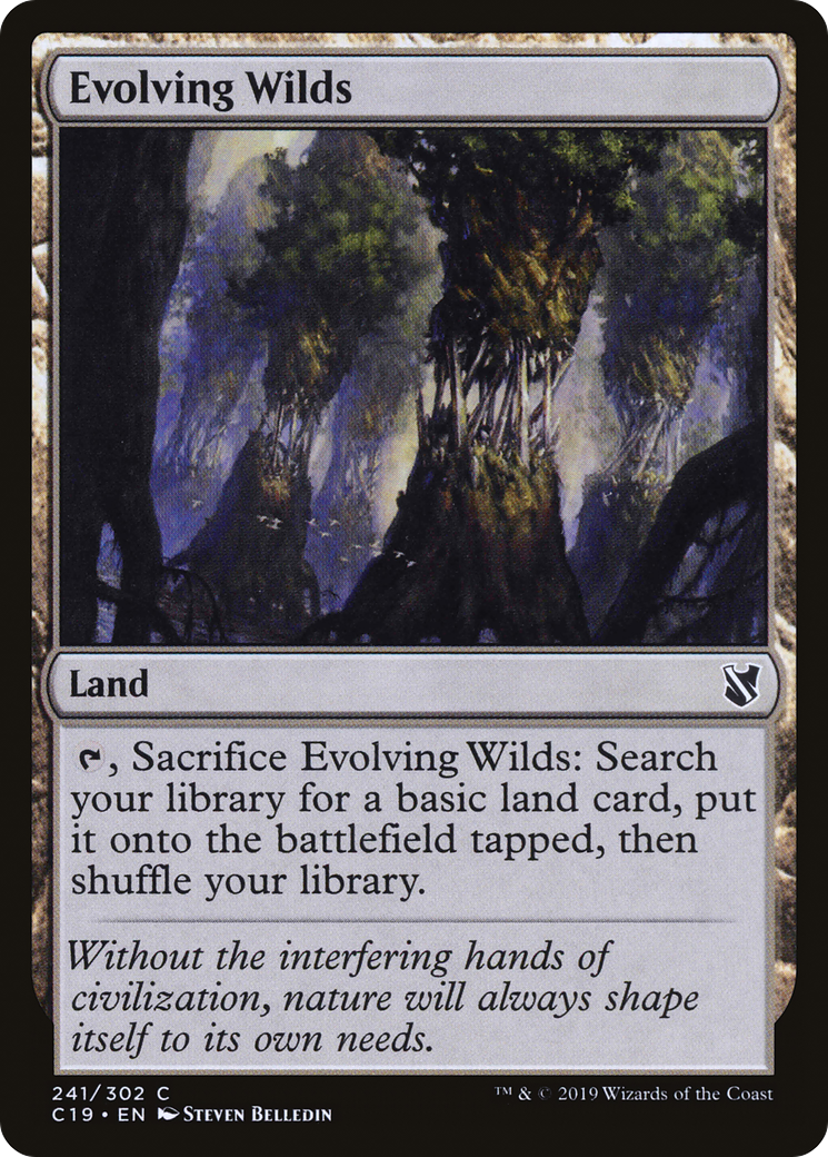 Evolving Wilds (C19-241) - Commander 2019