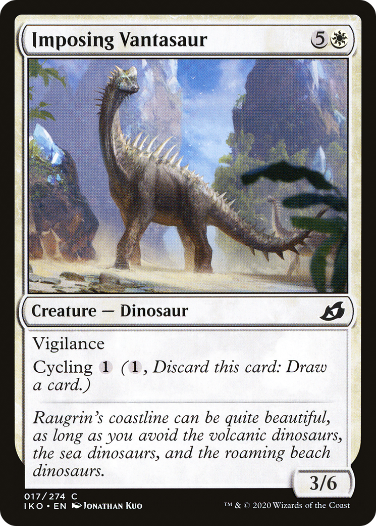Imposing Vantasaur  (IKO-017) - Ikoria: Lair of Behemoths Foil