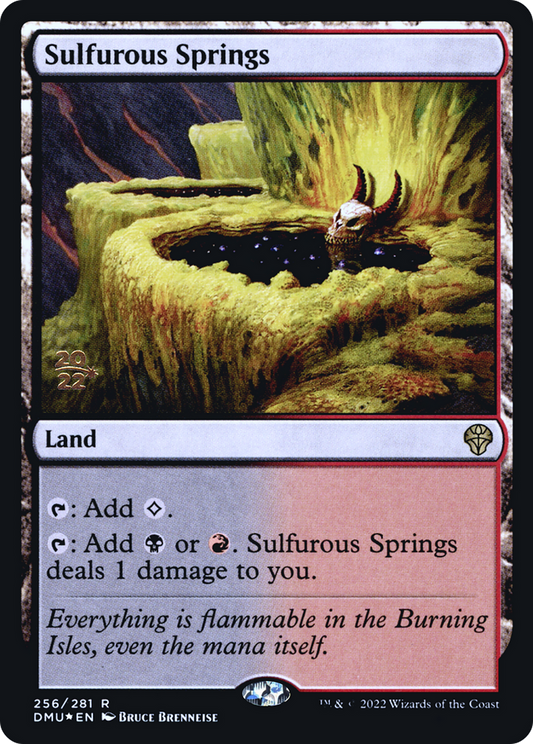 Sulfurous Springs (PDMU-256S) - Dominaria United Promos Foil