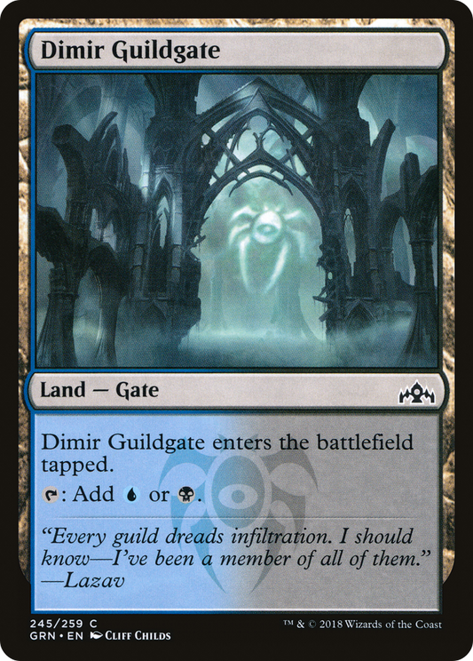 Dimir Guildgate (GRN-245) - Guilds of Ravnica Foil