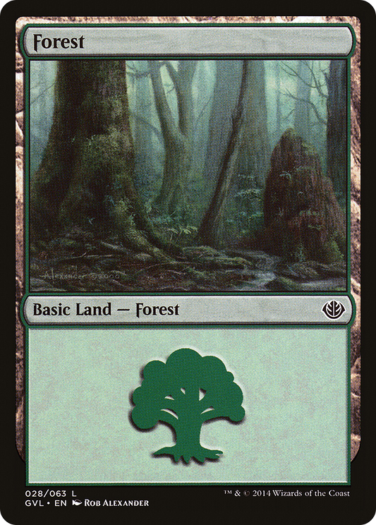 Forest (GVL-028) - Duel Decks Anthology: Garruk vs. Liliana