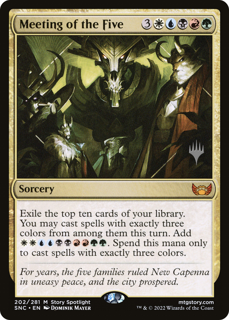 Meeting of the Five (PSNC-202P) - Streets of New Capenna Promos