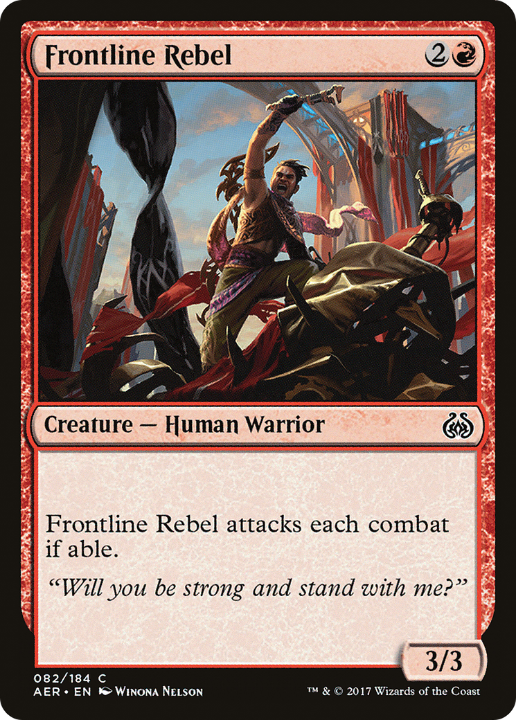 Frontline Rebel (AER-082) - Aether Revolt