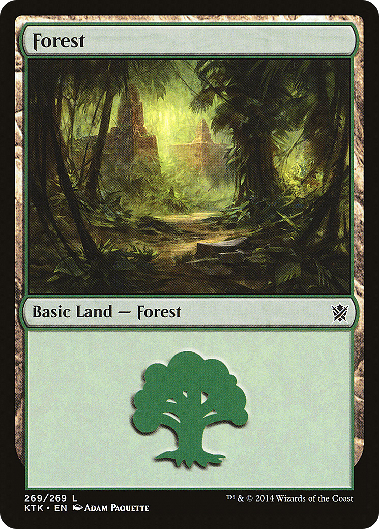 Forest (KTK-269) - Khans of Tarkir