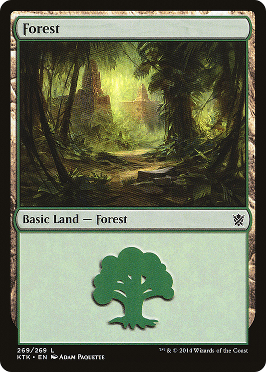 Forest (KTK-269) - Khans of Tarkir Foil