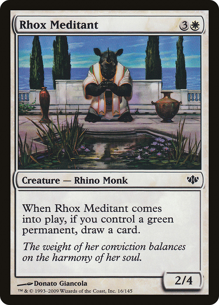 Rhox Meditant (CON-016) - Conflux Foil