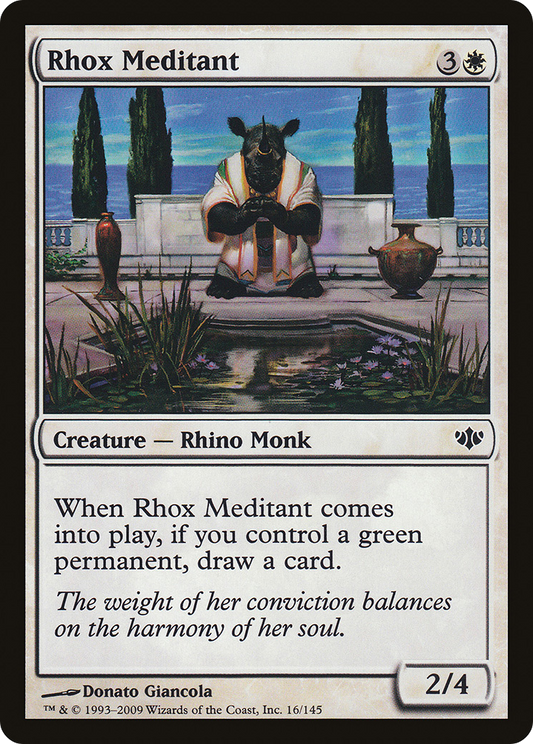 Rhox Meditant (CON-016) - Conflux Foil