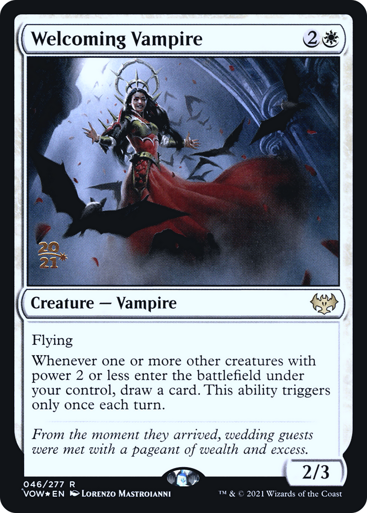 Welcoming Vampire (PVOW-46S) - Innistrad: Crimson Vow Promos Foil