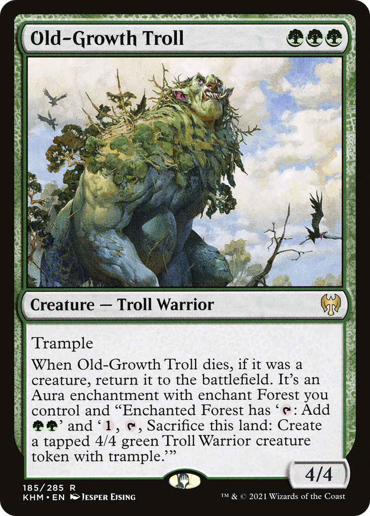 Old-Growth Troll (KHM-185) - Kaldheim Foil