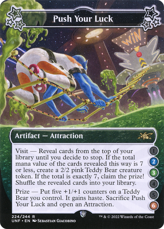 Push Your Luck (UNF-224A) - Unfinity Foil