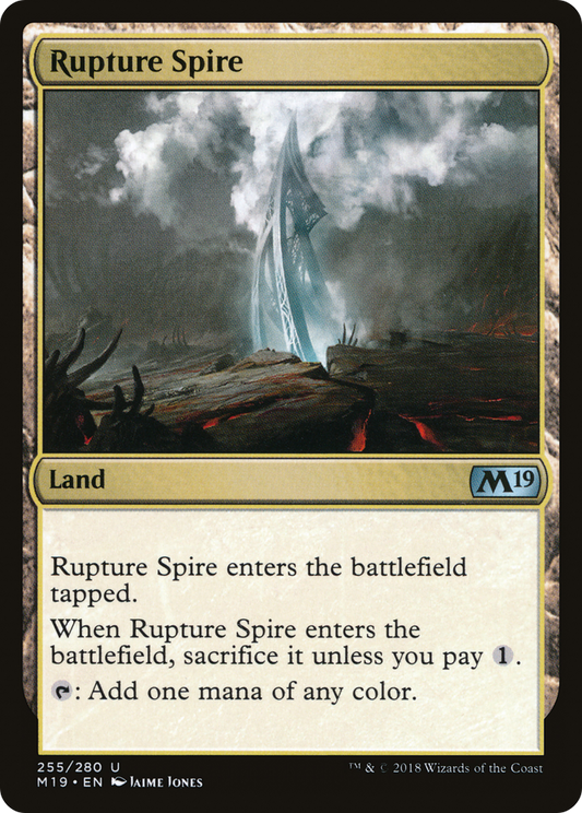 Rupture Spire (M19-255) - Core Set 2019 Foil