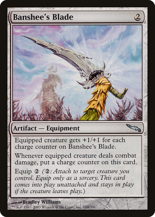Banshee's Blade (MRD-144) - Mirrodin Foil
