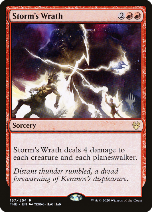 Storm's Wrath (PTHB-157P) - Theros Beyond Death Promos