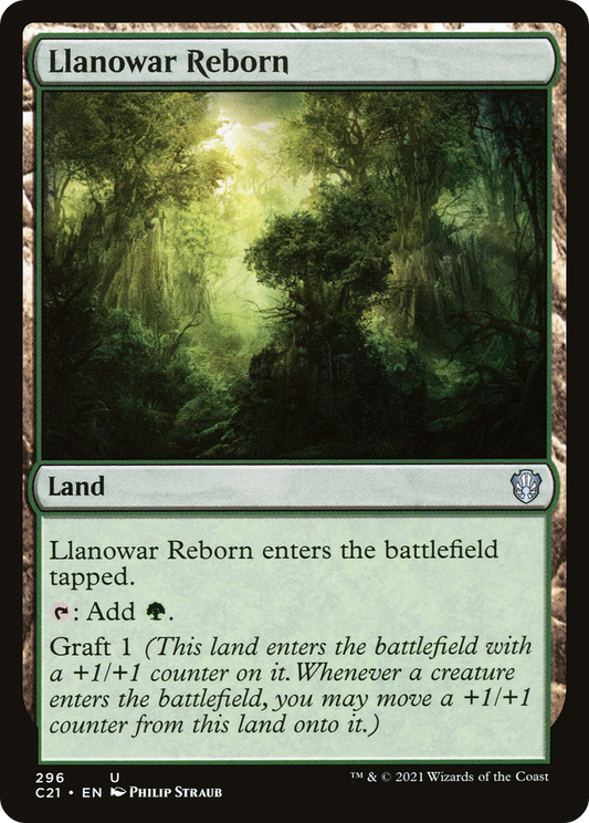 Llanowar Reborn (C21-296) - Commander 2021