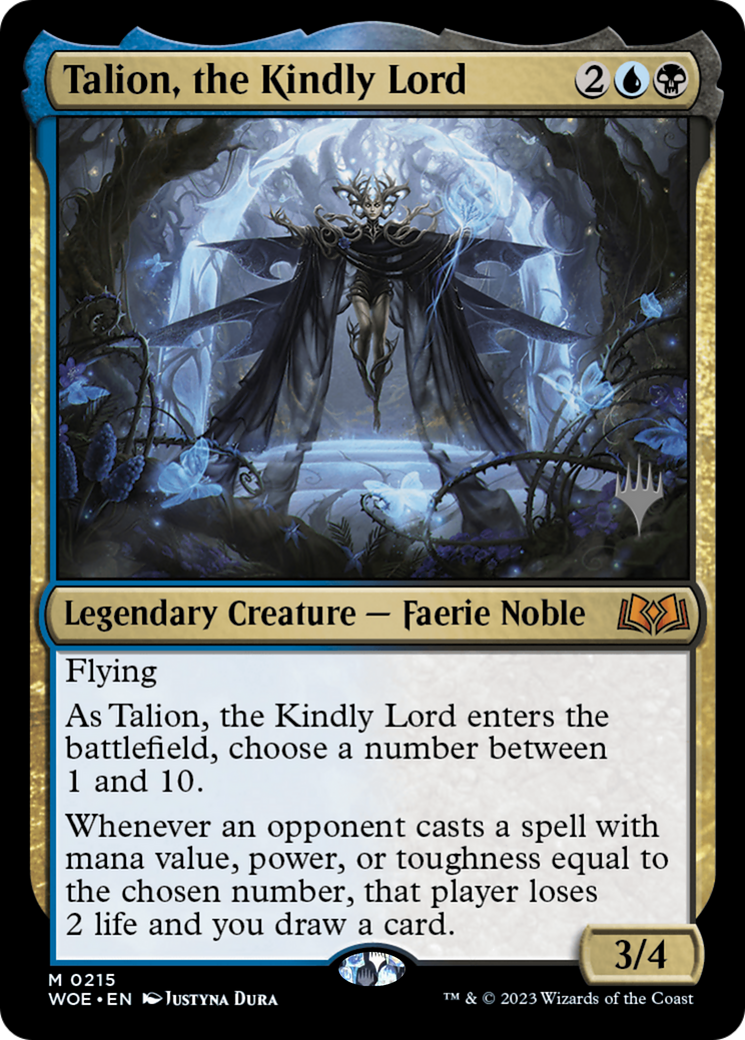 Talion, the Kindly Lord (PPWOE-215) - Wilds of Eldraine Promos Foil (Promo Pack)