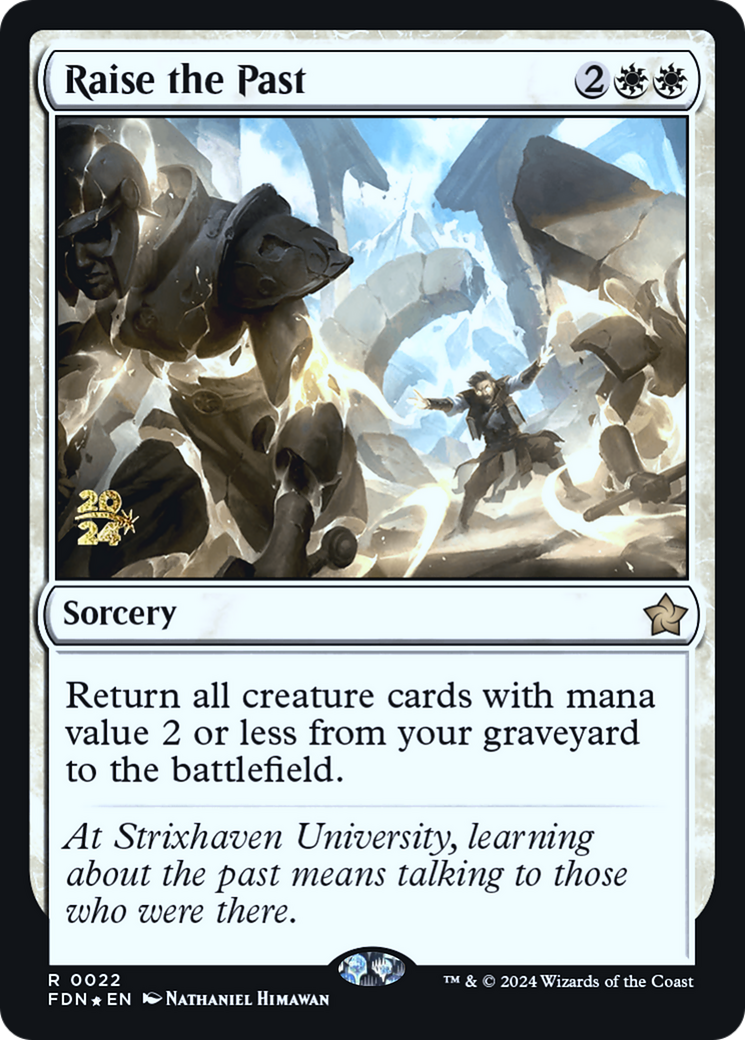 Raise the Past (PRE-022) - Foundations Promos (Prerelease) Foil