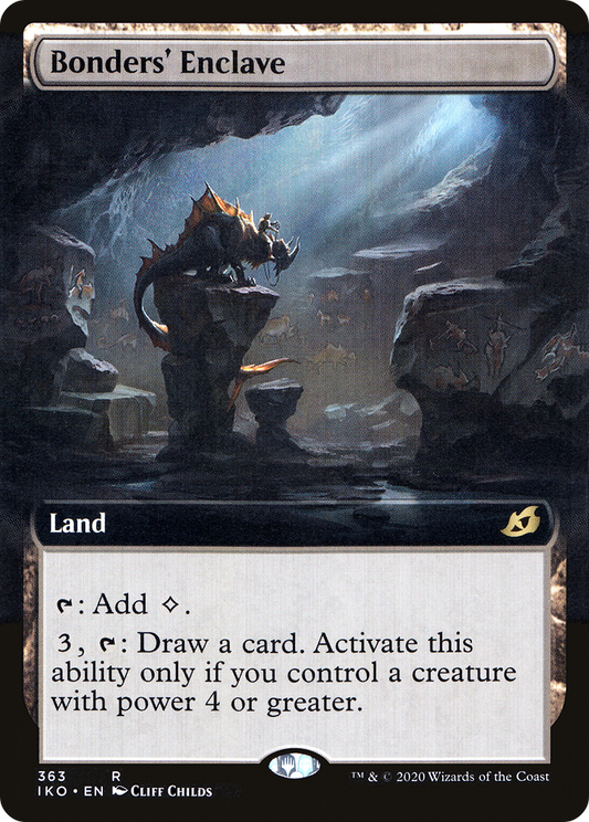 Bonders' Enclave (IKO-363) - Ikoria: Lair of Behemoths: (Extended Art) Foil
