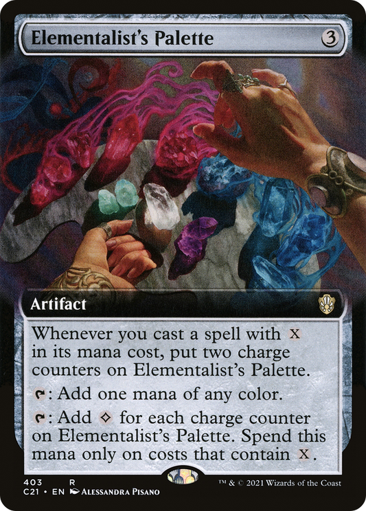 Elementalist's Palette (C21-403) - Commander 2021: (Extended Art)