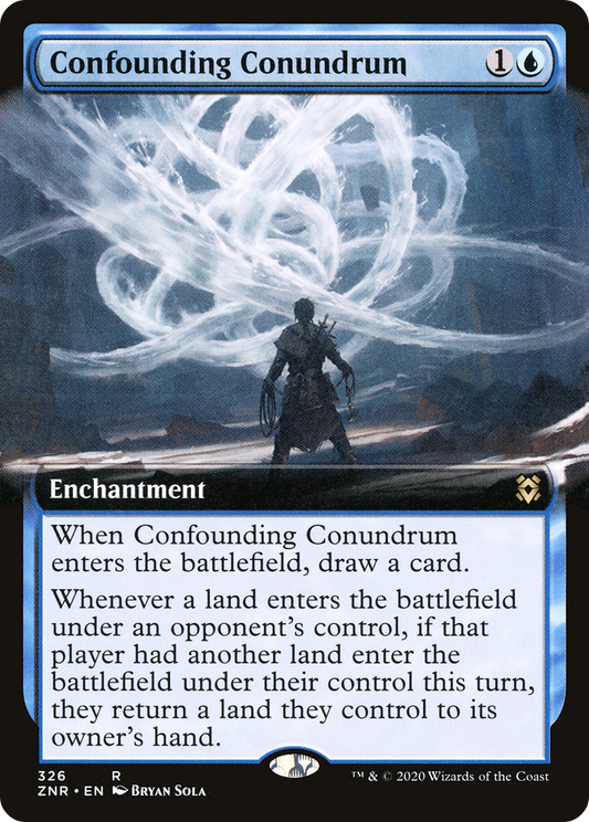 Confounding Conundrum (ZNR-326) - Zendikar Rising: (Extended Art) Foil