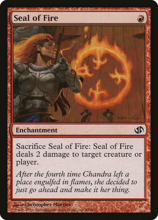 Seal of Fire (DD2-050) - Duel Decks: Jace vs. Chandra