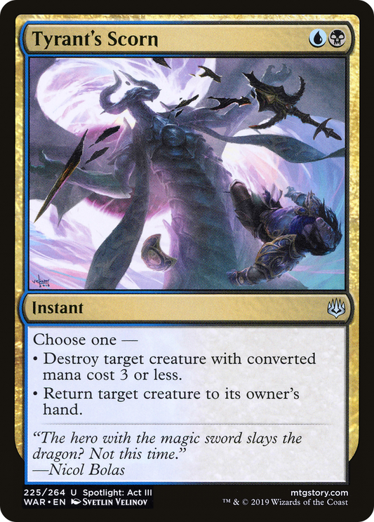 Tyrant's Scorn (WAR-225) - War of the Spark Foil