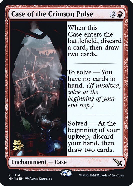 Case of the Crimson Pulse (PMKM-114S) - Murders at Karlov Manor Promos Foil