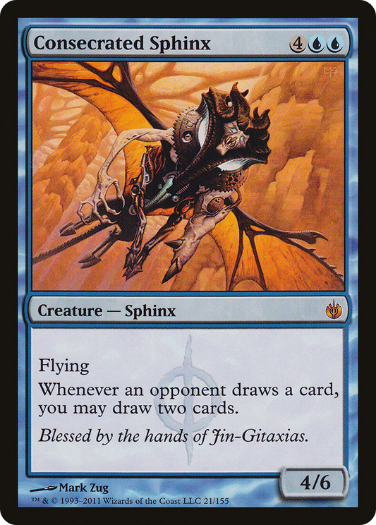 Consecrated Sphinx (MBS-021) - Mirrodin Besieged