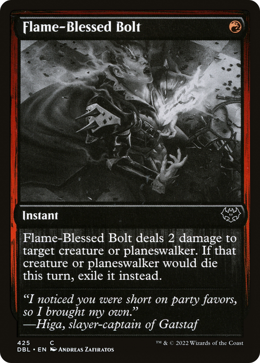 Flame-Blessed Bolt (DBL-425) - Innistrad: Double Feature