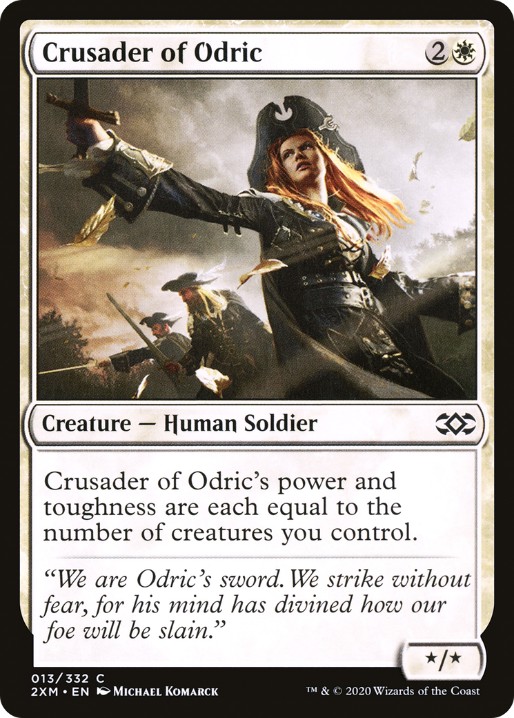 Crusader of Odric (2XM-013) - Double Masters Foil