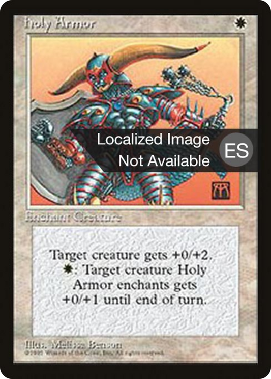 Holy Armor (4BB-029) - Fourth Edition Foreign Black Border